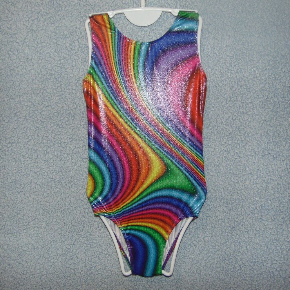 Shiny Rainbow Leotard 12A